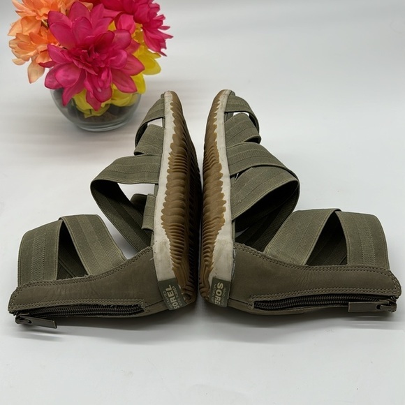 Sorel Green Gladiator Sandals Size 8.5 MCS5977K - Picture 4 of 7